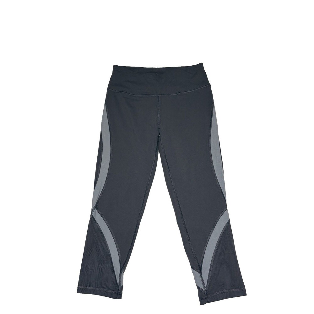Victoria's Sport Capri athletic Dusty Purple /Grey Leggings Women's Sz M